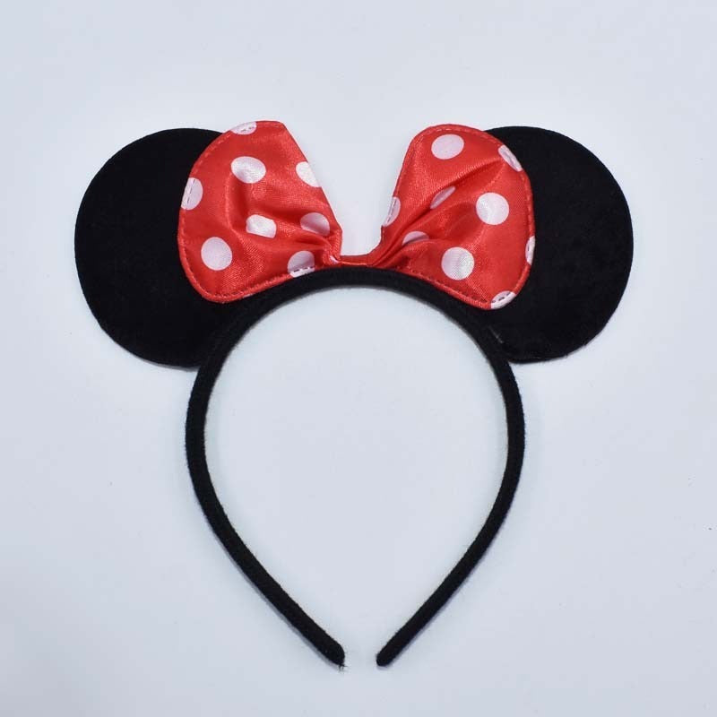 Bando Flannel / Headband Minnie Mouse / Mickey Mouse