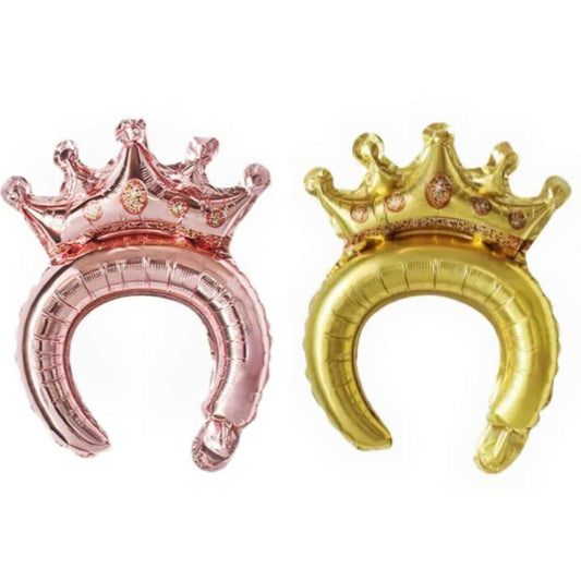 Balon Foil Bando / Headband Ballon Crown / Mahkota