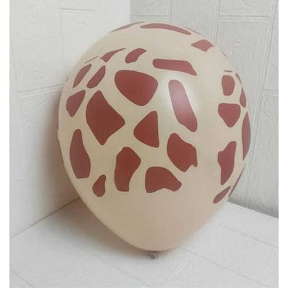 Balon Latex Satuan / Lateks Size 12 inch Motif Animal Print / Pattern
