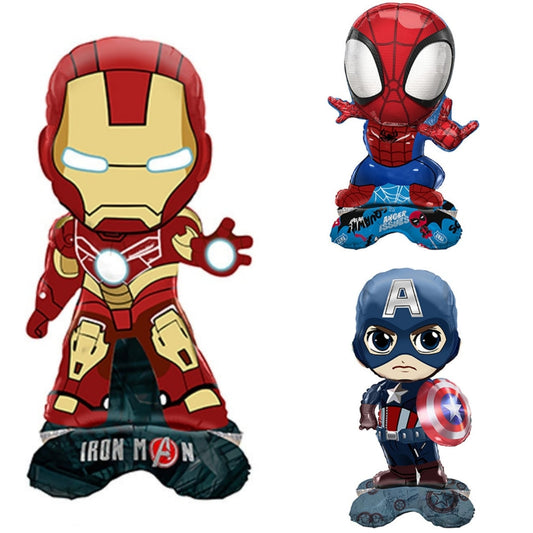 Balon Foil Standing Captain America, Standing Iron Man, Standing Spiderman