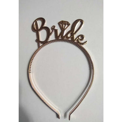 Bando Plastik / Headband Tulisan Bride Aksesoris Bridal Shower / Bride To Be