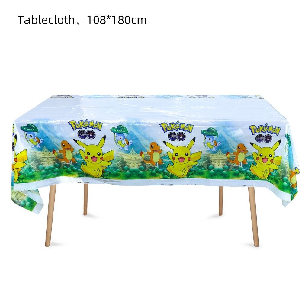 Taplak Meja Plastik Karakter/ Plastic Table Cover Karakter / Kartun