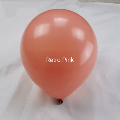 Balon Latex / Lateks Retro Color Size 5 Inch Grosir isi 100 pcs/Pack