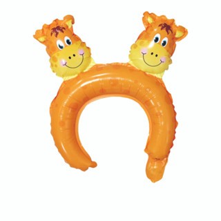 Balon Foil Bando / Headband Ballon Kepala Hewan