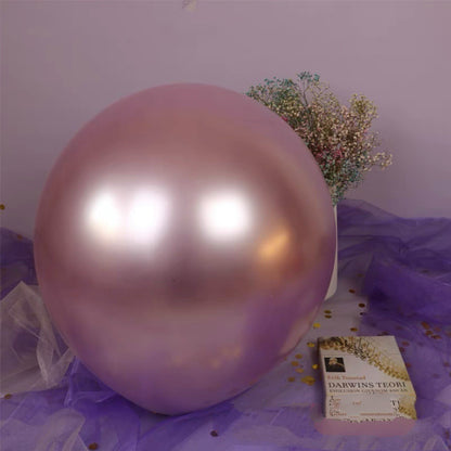 Balon Latex Chrome 10 inch isi 50 Pcs / Pack Grosir