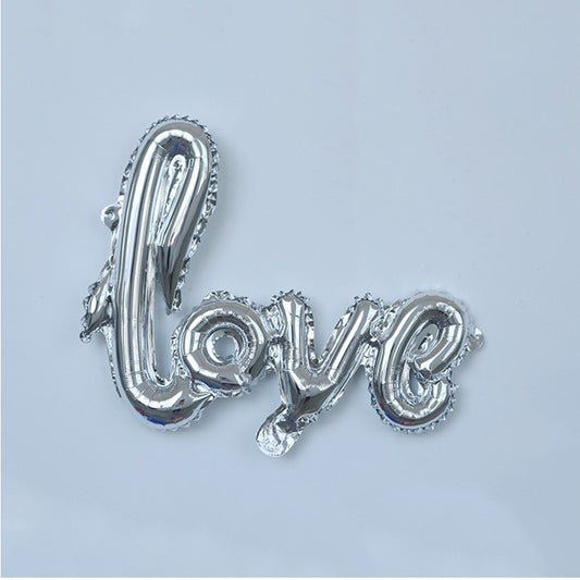 Balon Foil Love Latin / Love Letter Size 38 x 54 cm