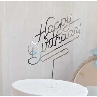 Cake Topper Acrylic / Topper Kue Akrilik Happy Birthday / Mother Day / Valentine Day/ Anniversary