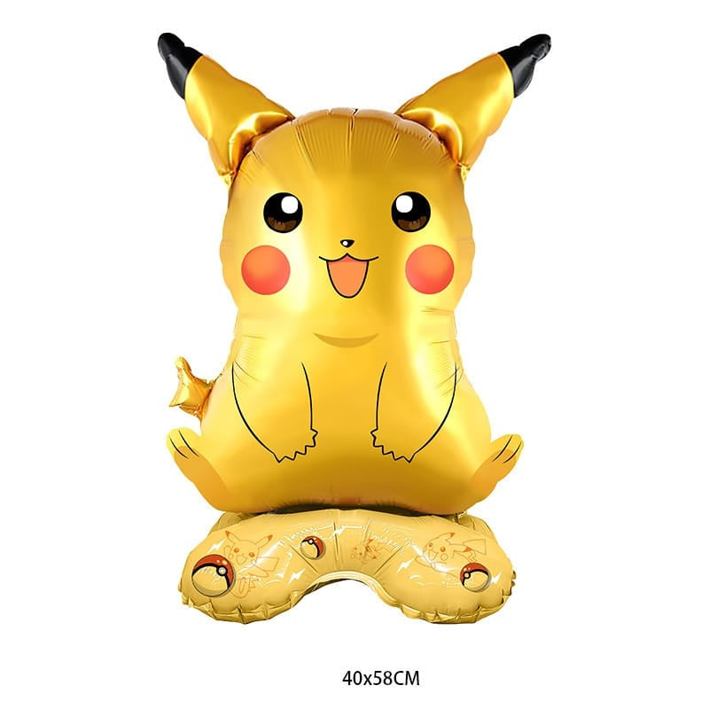 Balon Foil Standing Pokemon Go Charmander, Squirtle, Bulbasaur, Pikachu Standing