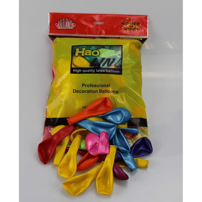 Balon Latex Metalik 12 inch Grosir isi 50 pcs / pack