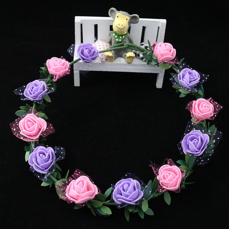 Flower Crown ( isi 12 Kuntum Bunga) / Mahkota Bunga