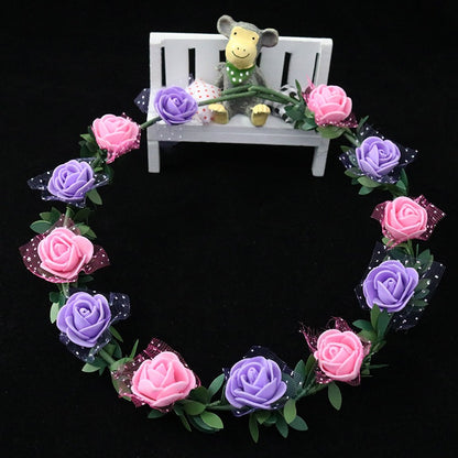 Flower Crown ( isi 12 Kuntum Bunga) / Mahkota Bunga