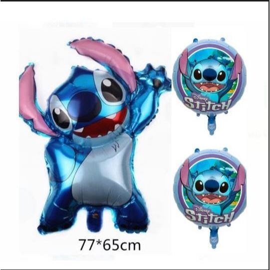 1 Set isi 3 Balon Foil Stitch