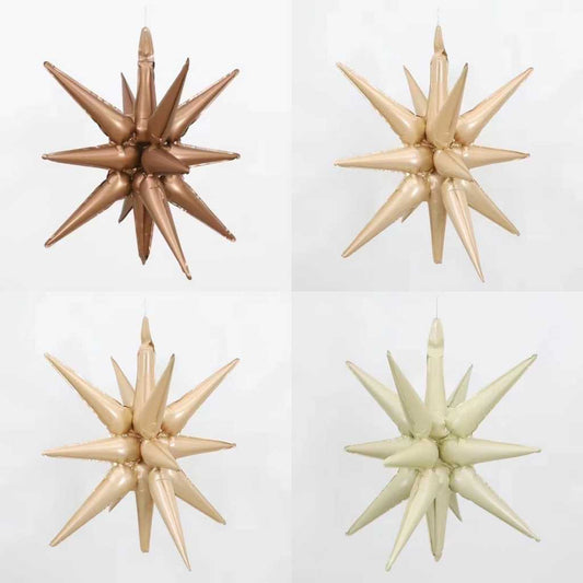 Balon Foil Starburst 3D Size 27 inch