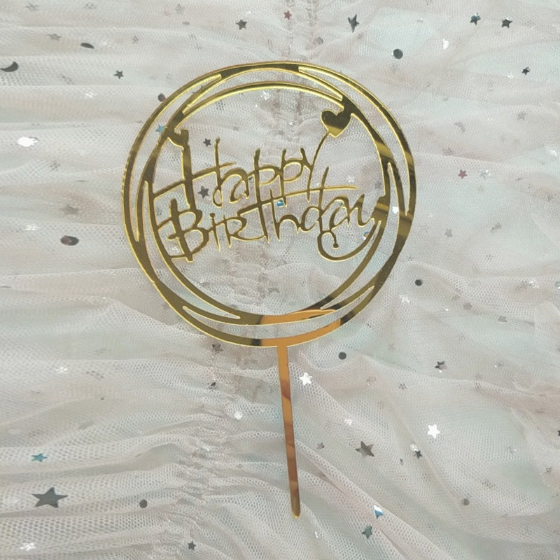 Cake Topper Acrylic / Topper Kue Akrilik Happy Valentine Day / Happy Birthday / HBD
