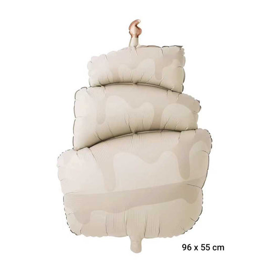 Balon Foil Cake Matte Jumbo Size 96 x 55 cm