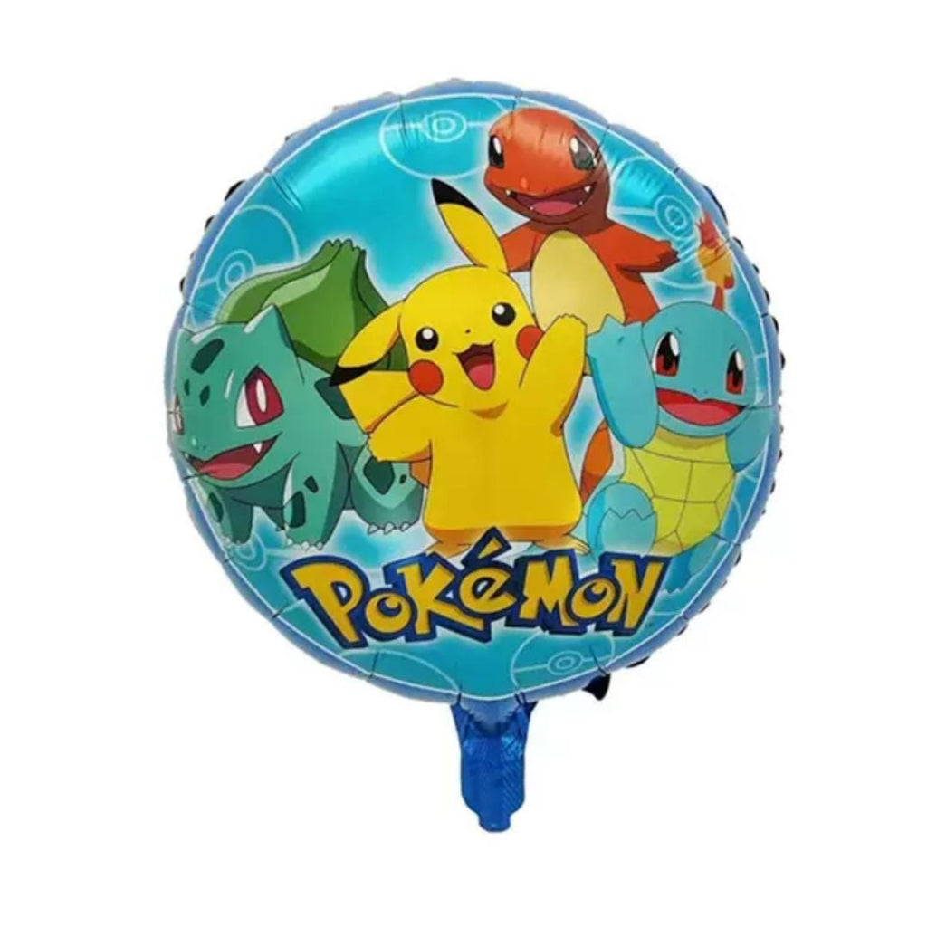 Balon Foil Bulat Pokemon Size 45 cm
