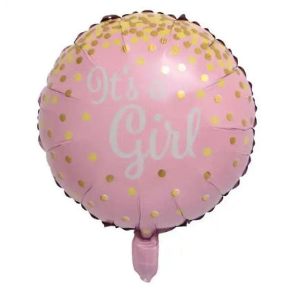 Set Balon Foil Baby Shower Hello Baby It's A Girl / It's A Boy / Baby Boy/ Baby Girl Pastel