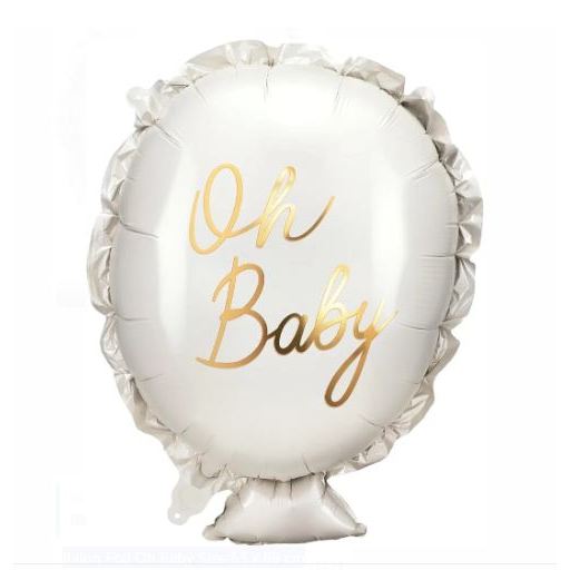 Balon Foil Oh Baby Size 53 x 69 cm
