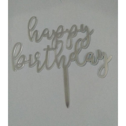 Cake Topper Acrylic / Topper Kue Akrilik Happy Valentine Day / Happy Birthday / HBD