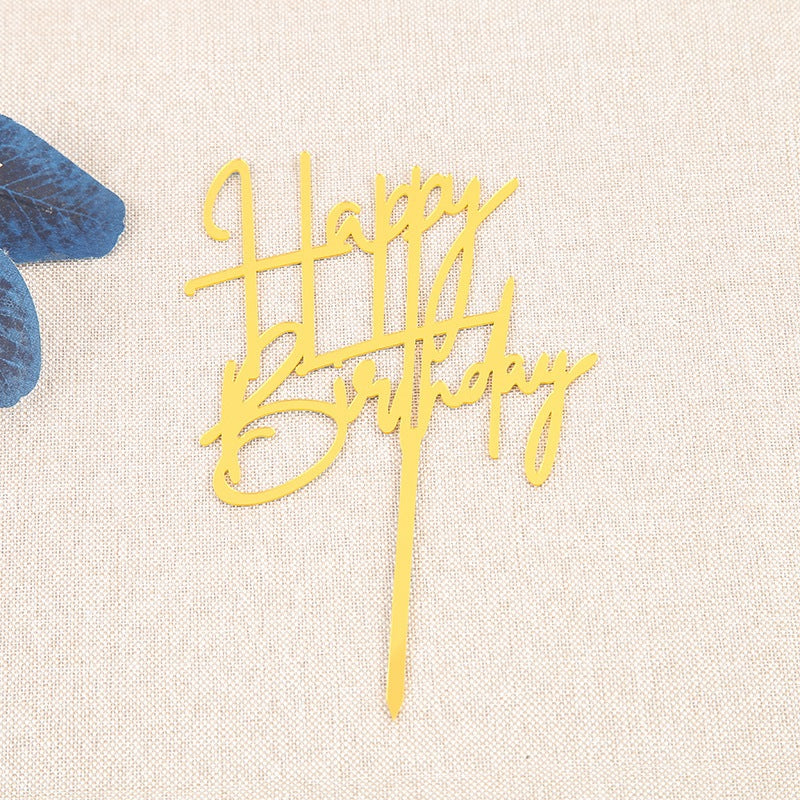 Cake Topper Acrylic / Topper Kue Akrilik Happy Valentine Day / Happy Birthday / HBD