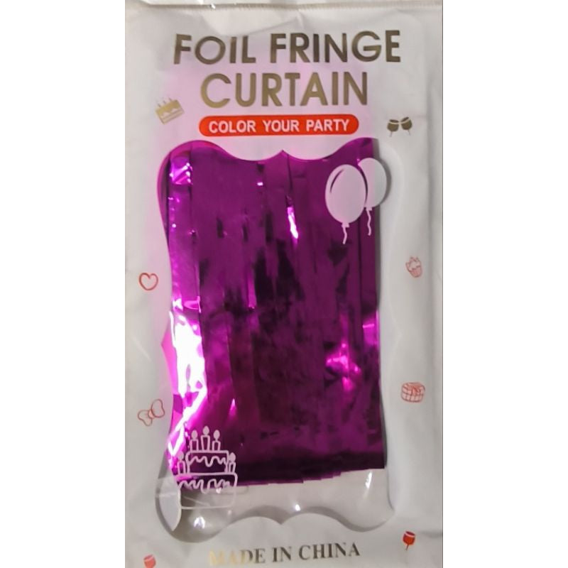 Foil Curtain / Tirai Foil Lebar 1 meter Panjang 2 Meter
