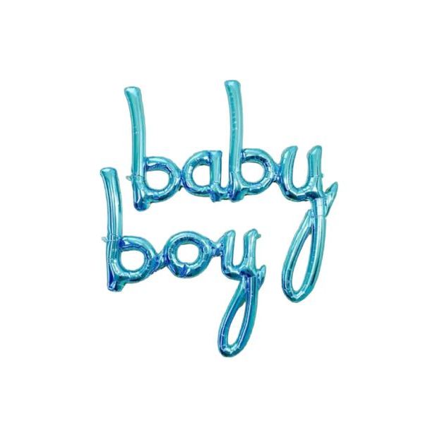 Balon Foil Huruf Latin kecil baby boy / baby girl