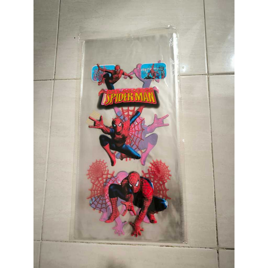 ( isi 10 pcs ) Plastik Snack Kartun / Goodie Bag Besar Size 25 cm x 50 cm /  Bingkisan Ulang Tahun / Ultah