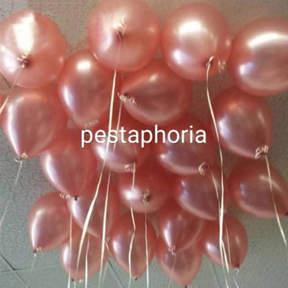 Balon Latex Metalik 12 inch Grosir isi 50 pcs / pack