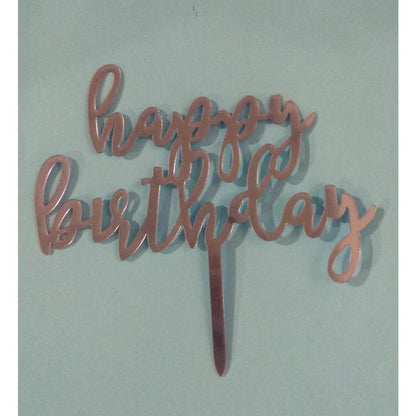 Cake Topper Acrylic / Topper Kue Akrilik Happy Birthday / Mother Day / Valentine Day/ Anniversary