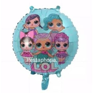 Balon Foil Karakter Bulat ukuran 45cm PART 1