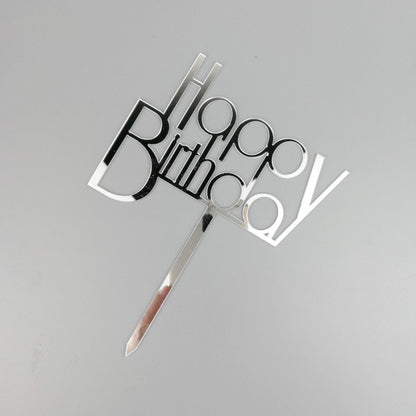 Cake Topper Acrylic / Topper Kue Akrilik Happy Valentine Day / Happy Birthday / HBD