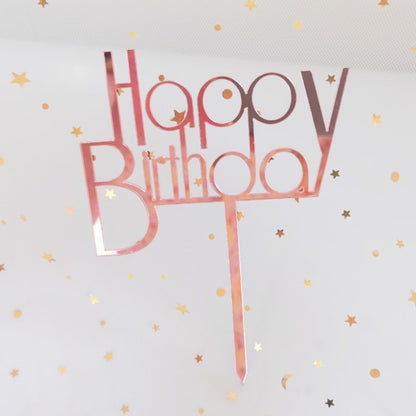 Cake Topper Acrylic / Topper Kue Akrilik Happy Valentine Day / Happy Birthday / HBD