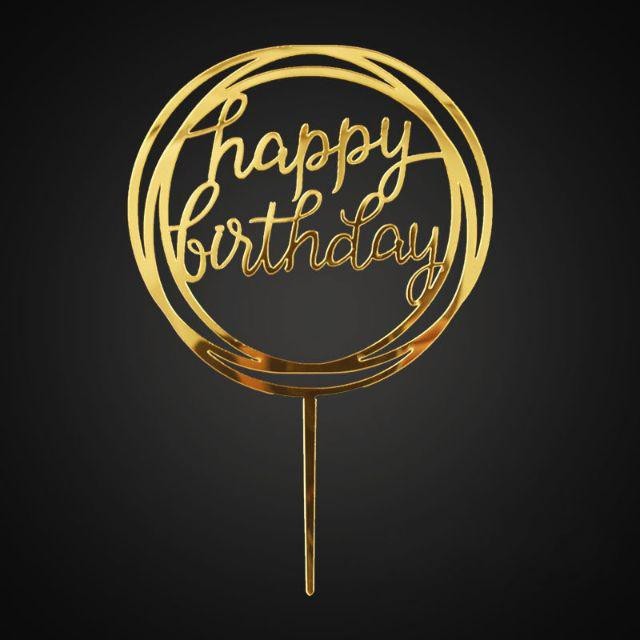 Cake Topper Acrylic / Topper Kue Akrilik Happy Valentine Day / Happy Birthday / HBD
