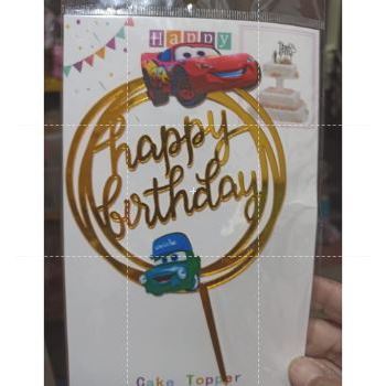 Cake Topper Acrylic / Akrilik Happy Birthday One & Unicorn/ Ariel Mermaid /Captain America / Rainbow