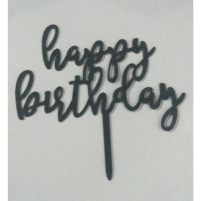 Cake Topper Acrylic / Topper Kue Akrilik Happy Birthday / Mother Day / Valentine Day/ Anniversary