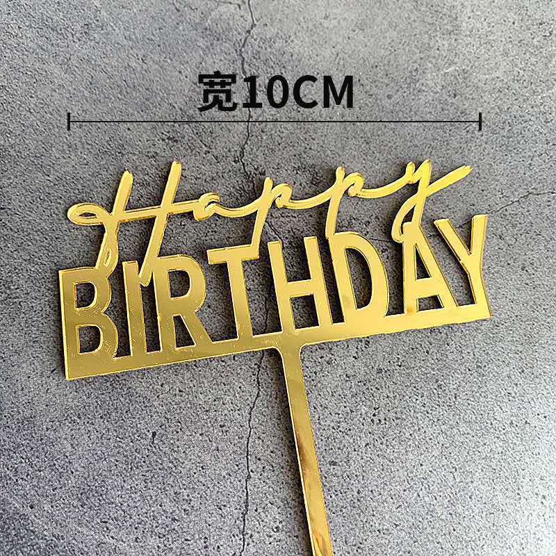 Cake Topper Acrylic / Topper Kue Akrilik Happy Valentine Day / Happy Birthday / HBD