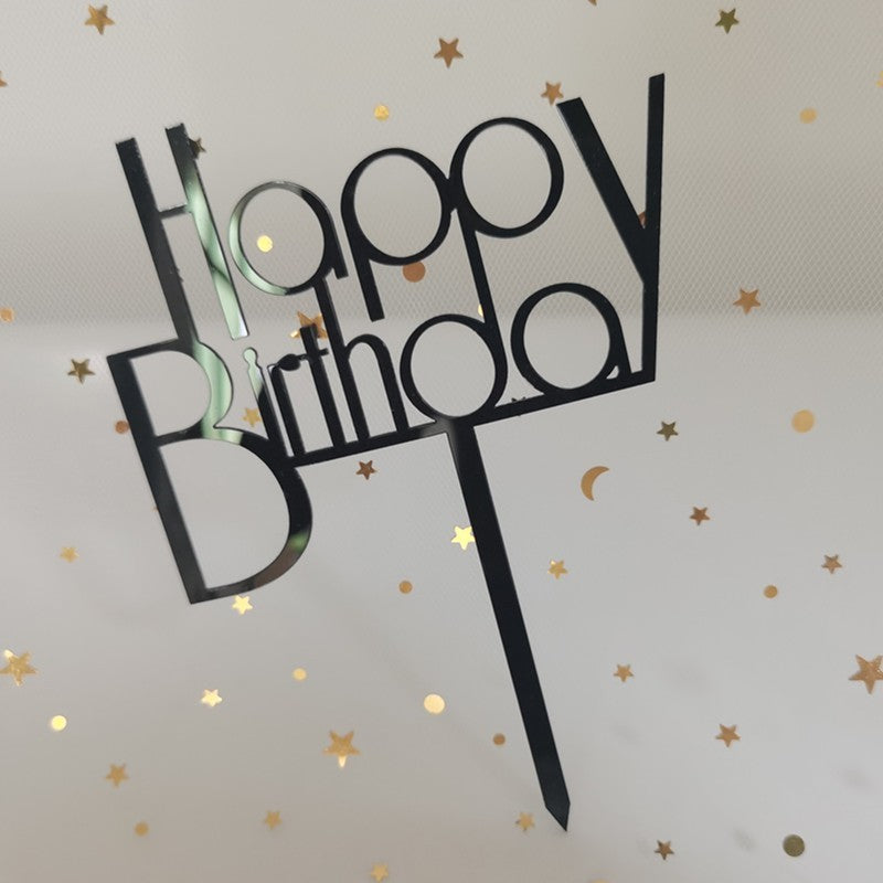 Cake Topper Acrylic / Topper Kue Akrilik Happy Valentine Day / Happy Birthday / HBD