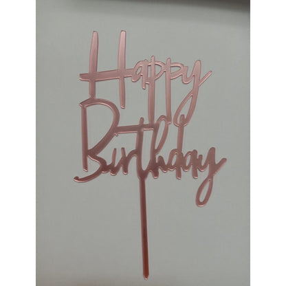 Cake Topper Acrylic / Topper Kue Akrilik Happy Valentine Day / Happy Birthday / HBD