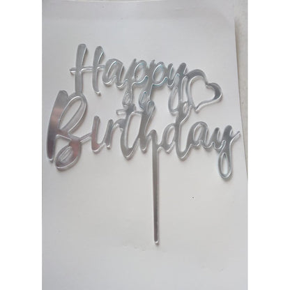 Cake Topper Acrylic / Topper Kue Akrilik Happy Valentine Day / Happy Birthday / HBD