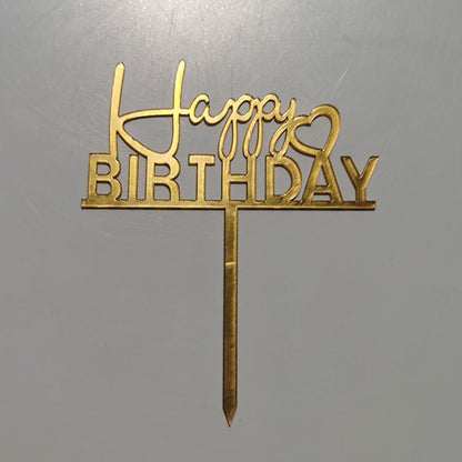 Cake Topper Acrylic / Topper Kue Akrilik Happy Valentine Day / Happy Birthday / HBD