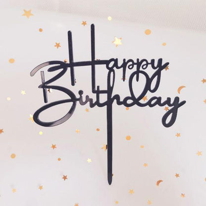 Cake Topper Acrylic / Topper Kue Akrilik Happy Valentine Day / Happy Birthday / HBD