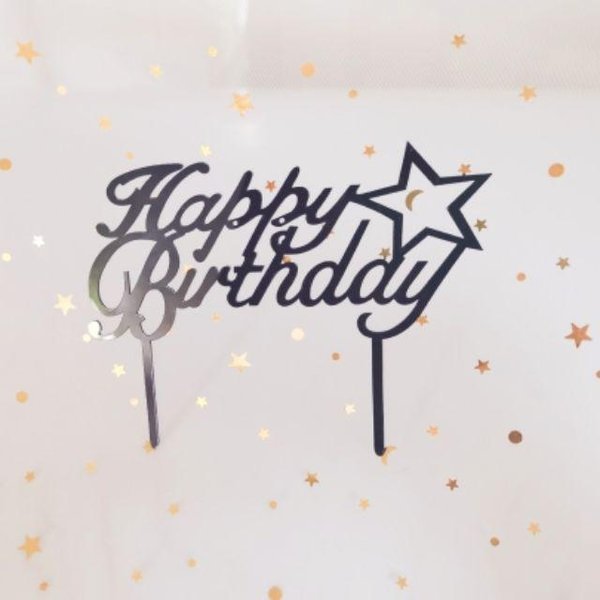Cake Topper Acrylic / Topper Kue Akrilik Happy Valentine Day / Happy Birthday / HBD