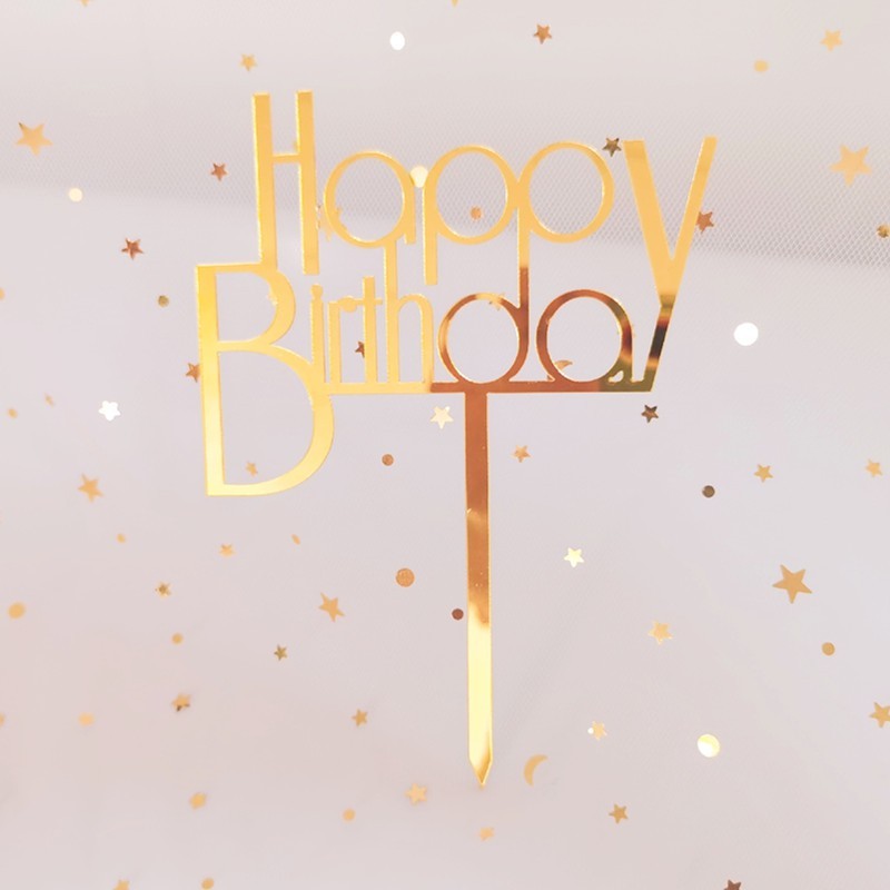 Cake Topper Acrylic / Topper Kue Akrilik Happy Valentine Day / Happy Birthday / HBD