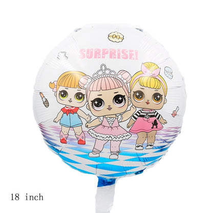 Balon Foil Karakter Bulat ukuran 45cm PART 1
