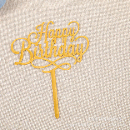 Cake Topper Acrylic / Topper Kue Akrilik Happy Valentine Day / Happy Birthday / HBD