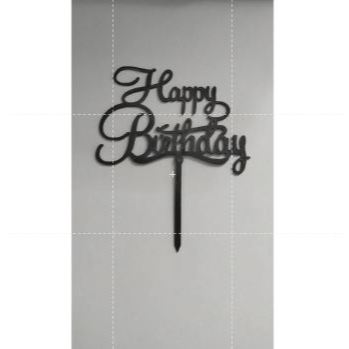 Cake Topper Acrylic / Topper Kue Akrilik Happy Valentine Day / Happy Birthday / HBD