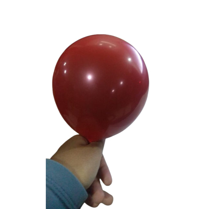 Balon Latex / Lateks Double Layer Warna Chanel Red Size 5 inch