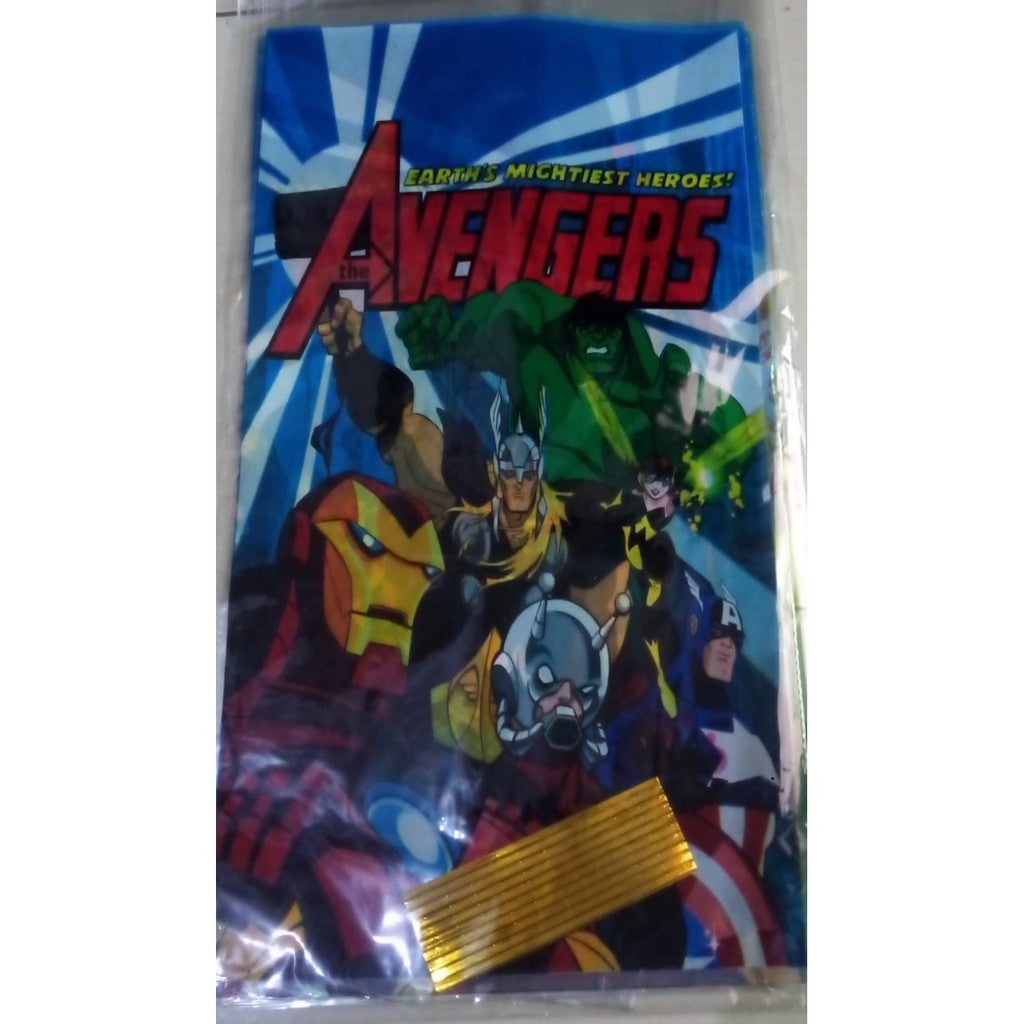 ( isi 10 pcs ) Plastik Snack Kartun / Goodie Bag Besar Size 25 cm x 50 cm /  Bingkisan Ulang Tahun / Ultah