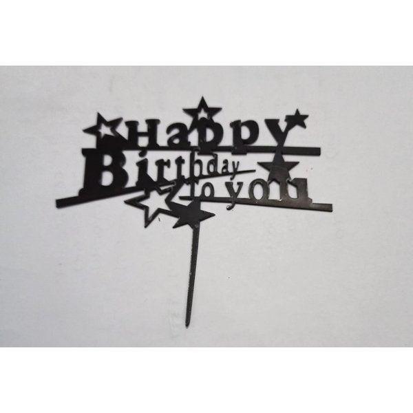 Cake Topper Acrylic / Topper Kue Akrilik Happy Valentine Day / Happy Birthday / HBD