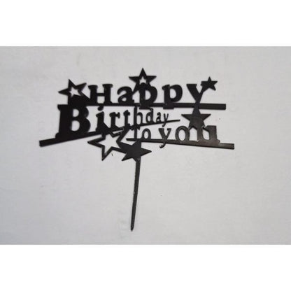 Cake Topper Acrylic / Topper Kue Akrilik Happy Valentine Day / Happy Birthday / HBD